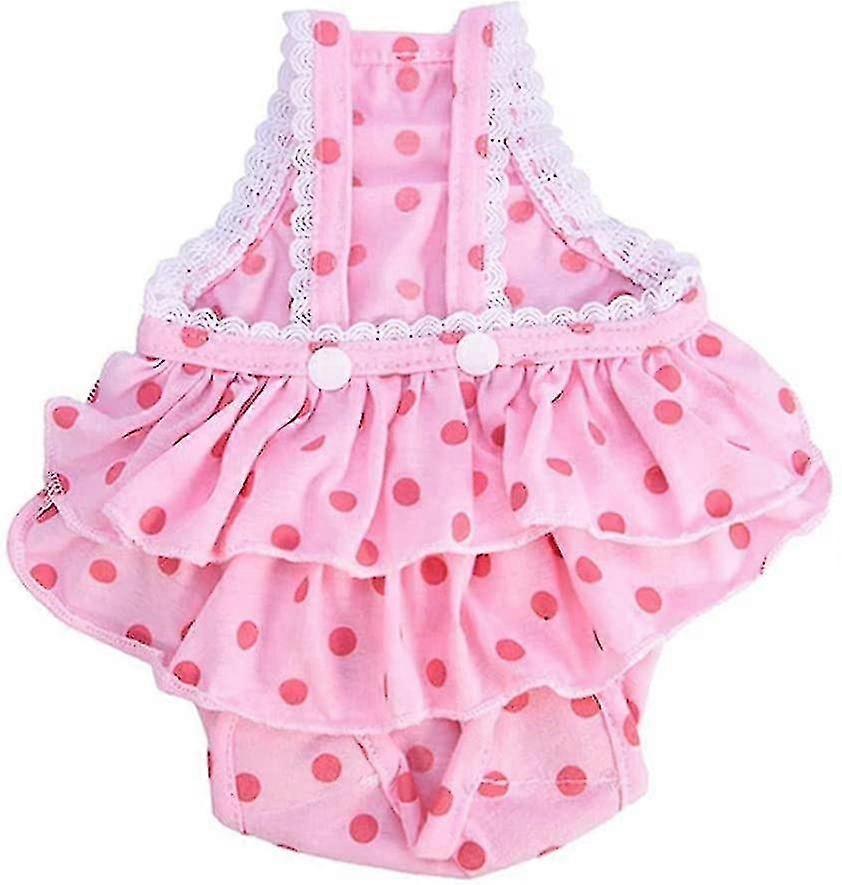 الكلب الحفاضات الكلب السراويل للكلبة في الموسم الكلب الحرارة السراويل الوردي، م