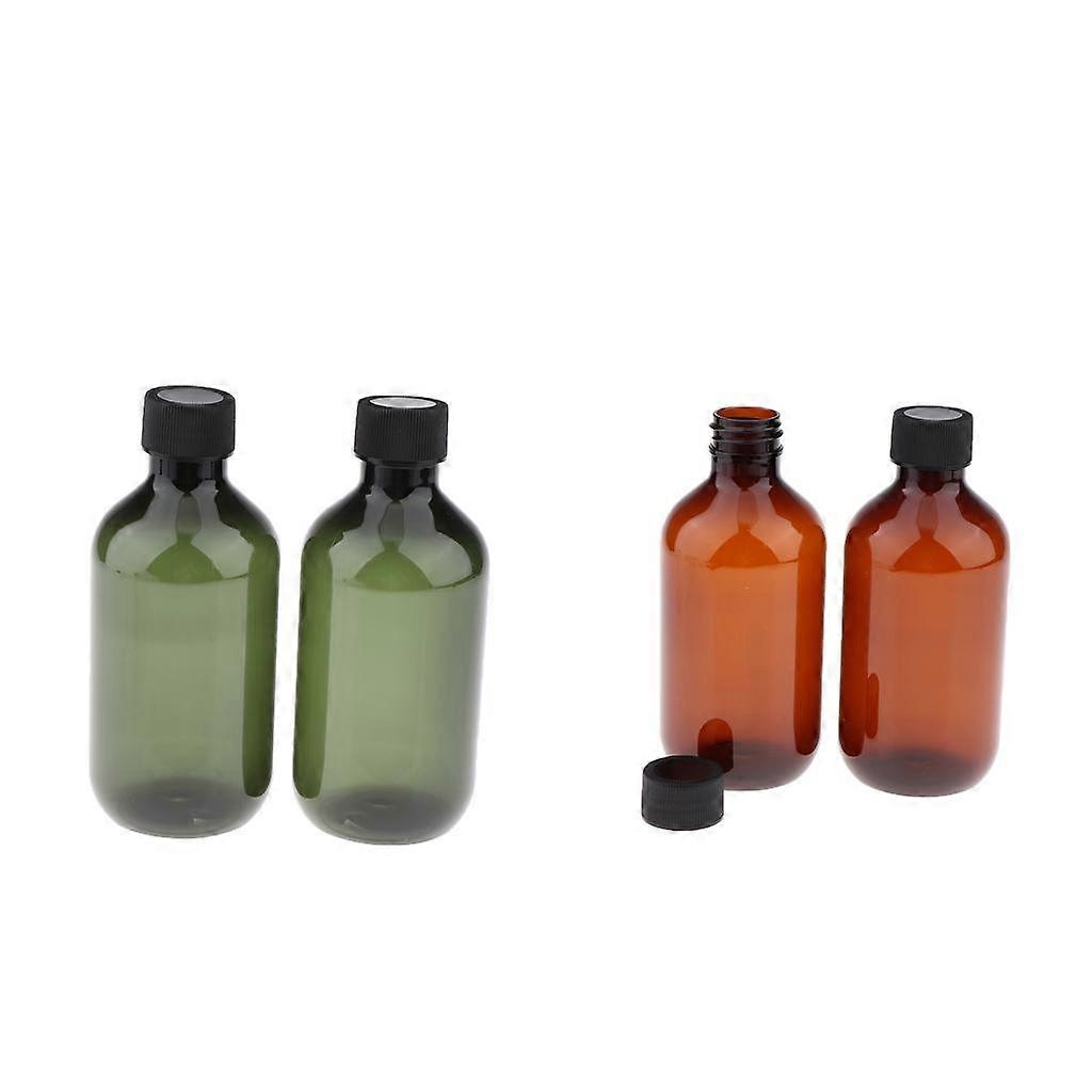 300ml Plastic Refillable Lotion Bottles, Organize Soap, Shampoo, Lotion Empty Lightweight Containers 4Pcs