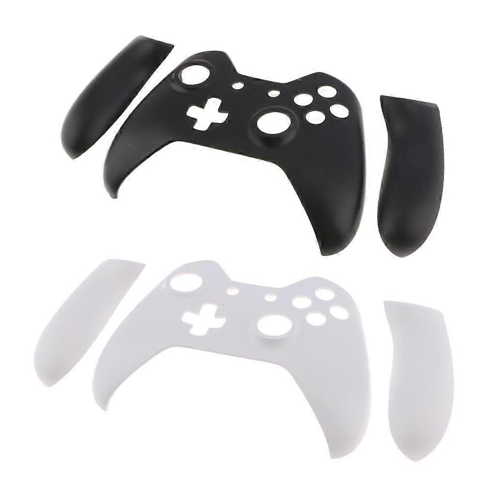 2Pieces Soft Touch Front Shell Faceplate + L R Panel for Controller