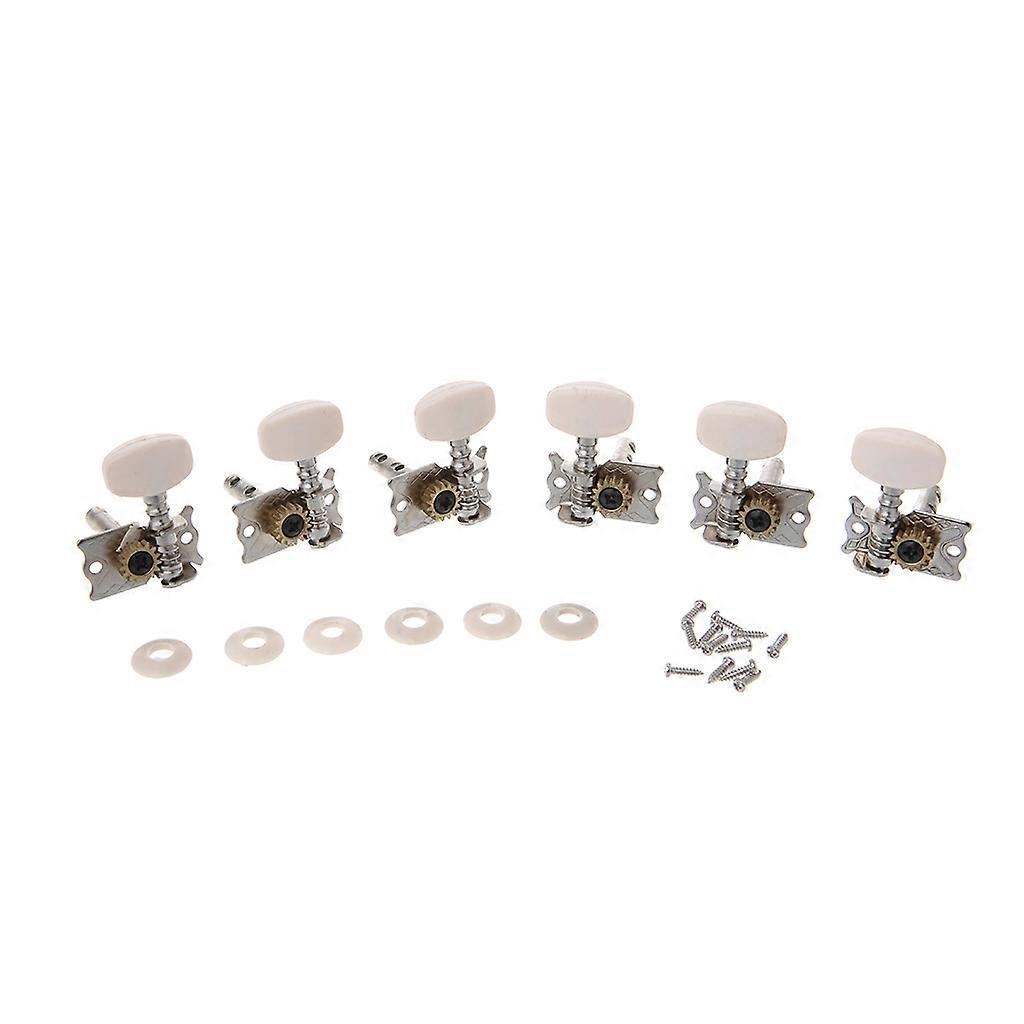 6pcs Classical Guitar Tuning Pegs Single Tuners Keys String Machine Heads Parts