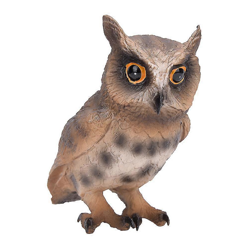Owl Model Simulation Toy for Children Home Decor Table Display Gift