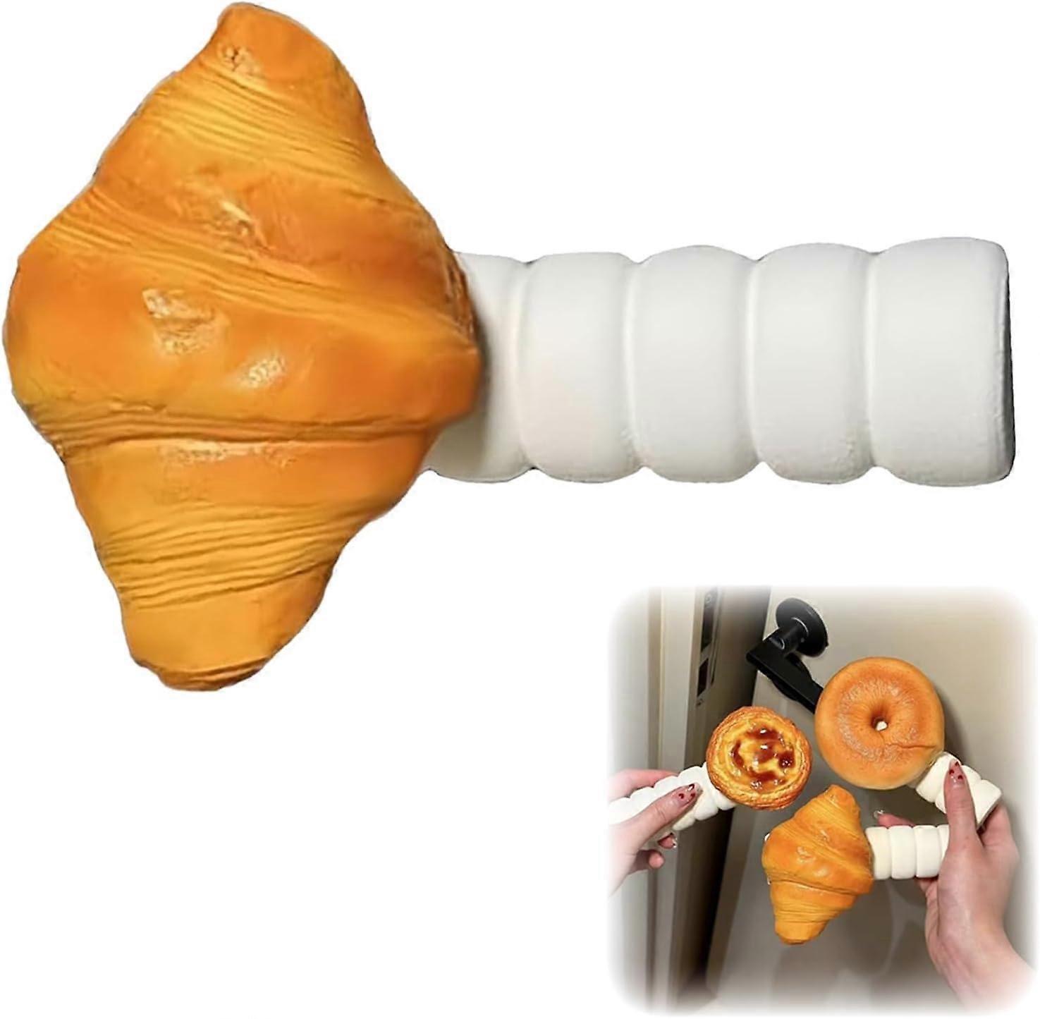 1pcs Bread Shape Door Handle Protector, Cute Anti-collision Decorative Door Handle Cover, Food Bread Shape Door Handle Protector