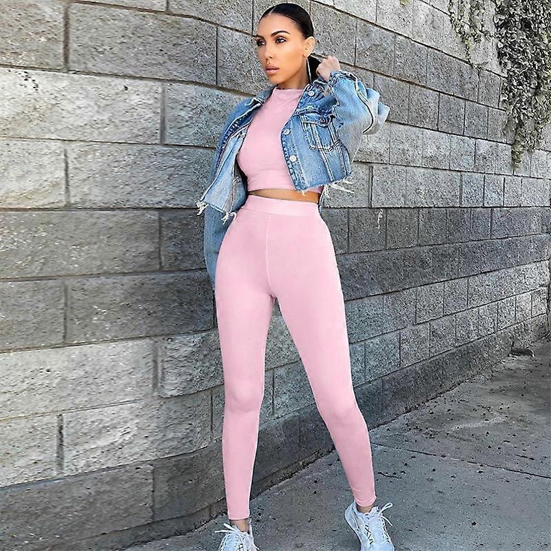 Winter Women Sport Fitness Two Piece Set Outfits Long Sleeve - Main Image