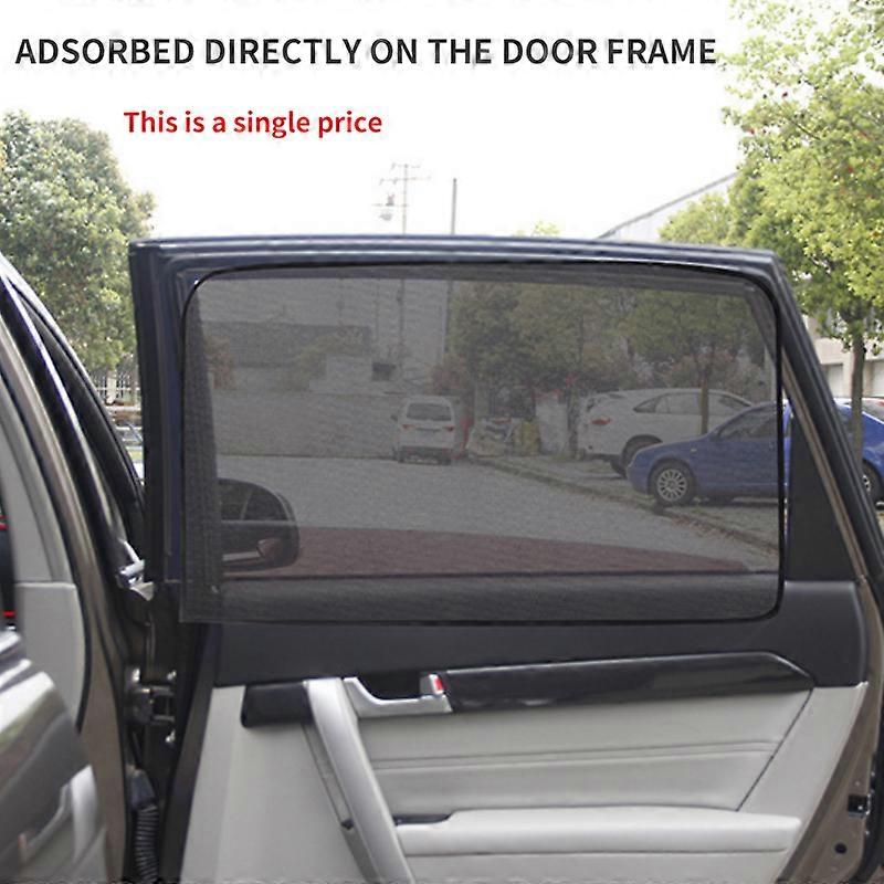 Magnetic Car Sunshade UV Protection Car Curtain Car Window Side Window SummerAnti-direct Sun Mesh Curtain Breathable Sun Visor