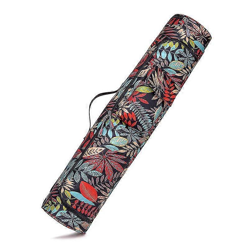 Yoga Mat Bag,large Full Zip Exercise Yoga Mat Sling Bag,handmade Fully Lined With Adjustable Strap, Yoga Gift - Maple Leaf(1pc)