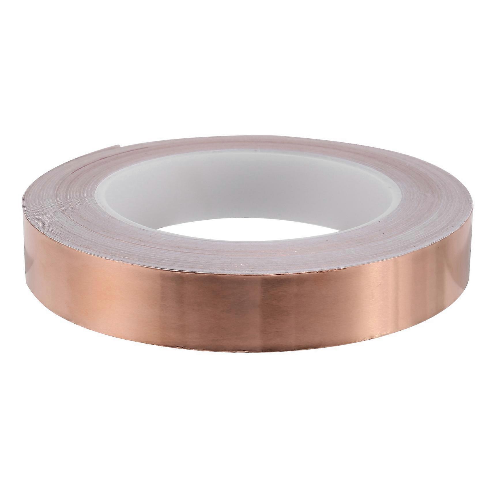 Copper Tape Against Snails Copper Tape One-Sided Conductive Self-Adhesive EMI Shielding Tape Use for Gardens