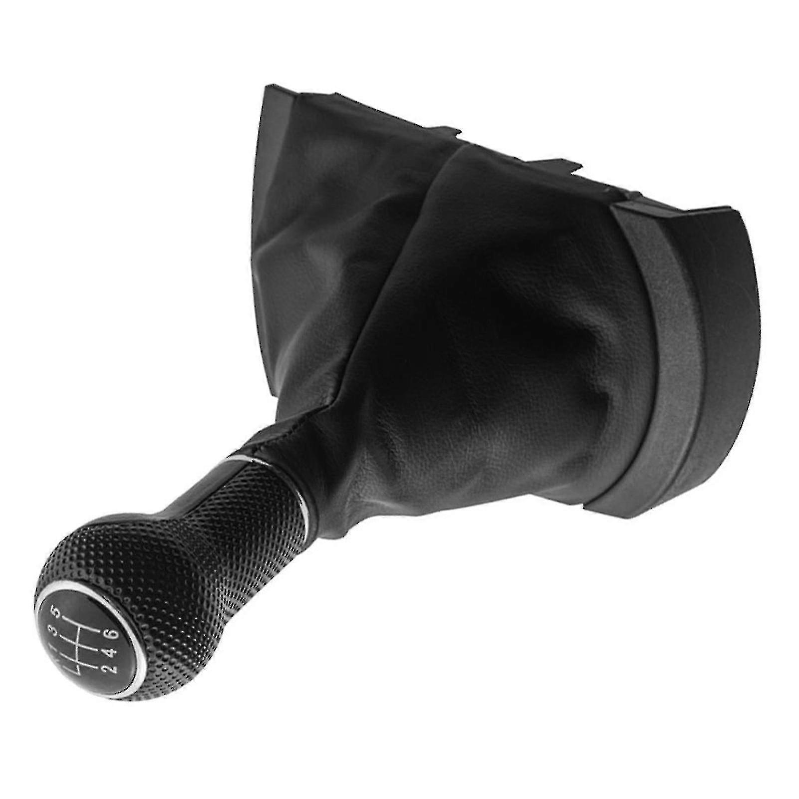 5/6 Speed Shift Hebelabdeckung Durable Easy Use Kunstleder Staubdicht Komfortable Auto Knopf Hebelabdeckung für Sitz Ibiza 2002-2008
