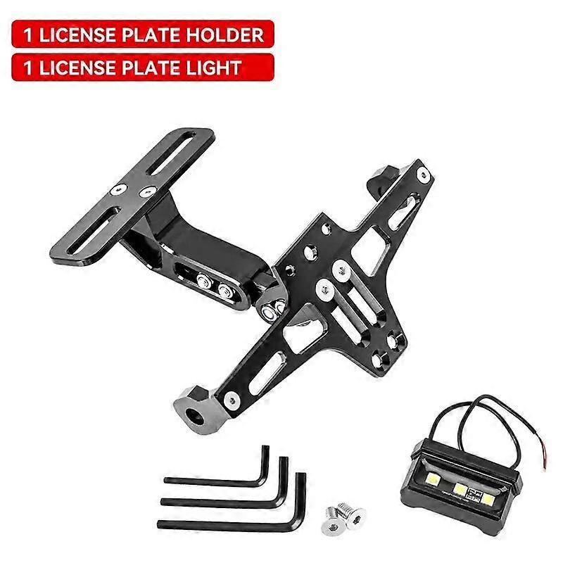 Motorcycle Rear License Plate Mount Holder Turn Signal Lights For Yamaha MT07 MT09 MT10 R1 For Kawasaki Z1000 Z800 For HondaMotor Vehicle Frame & Body
