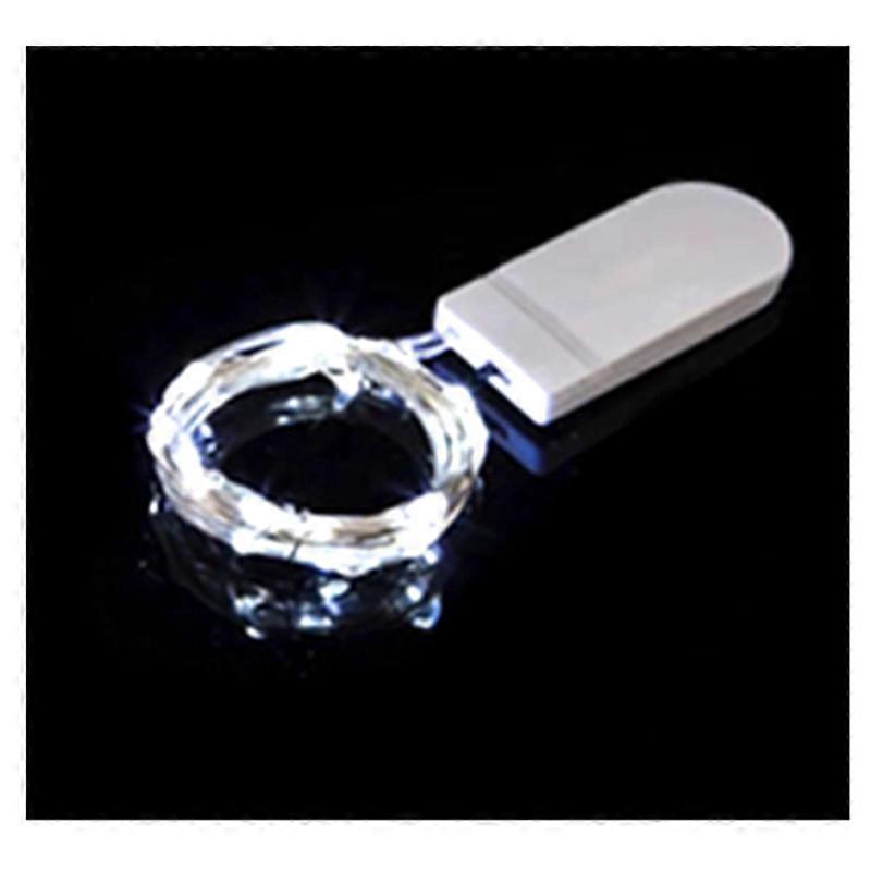 10PCS Led Copper Wire Fairy Battery Powered LED String Lights Wedding Party Indoor Christmas Decoration Garland Lights,white light