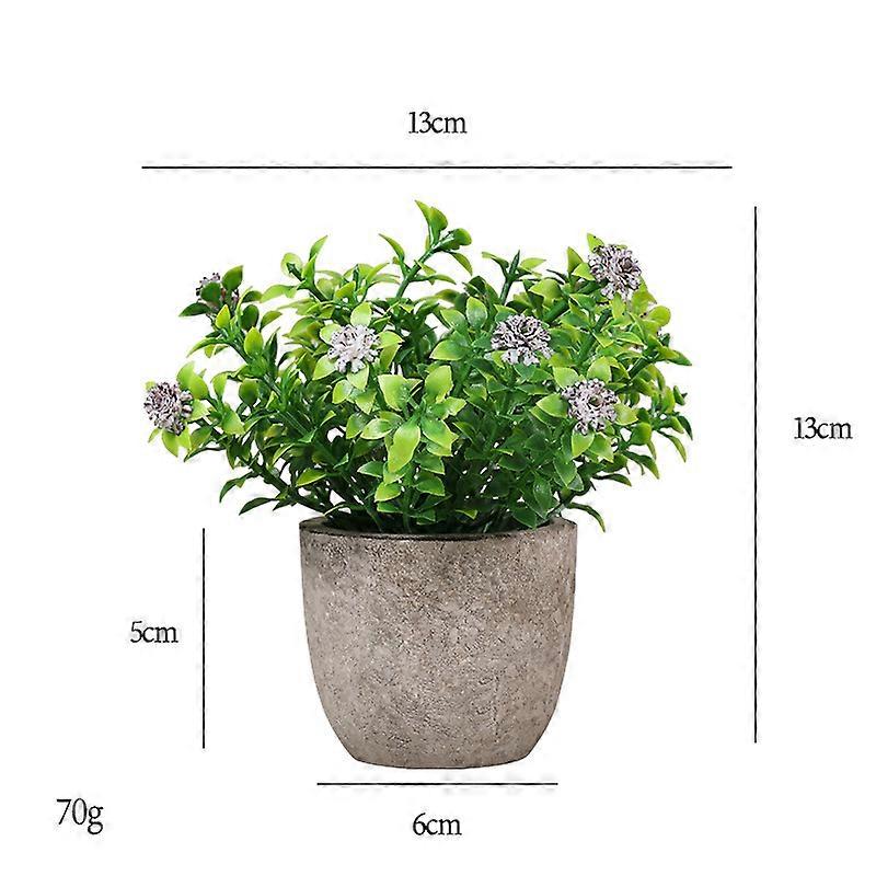 Mini Artificial Plants Bonsai Mini Simulation Cute Suitable for Office Desktop Decoration Bonsai Gifts