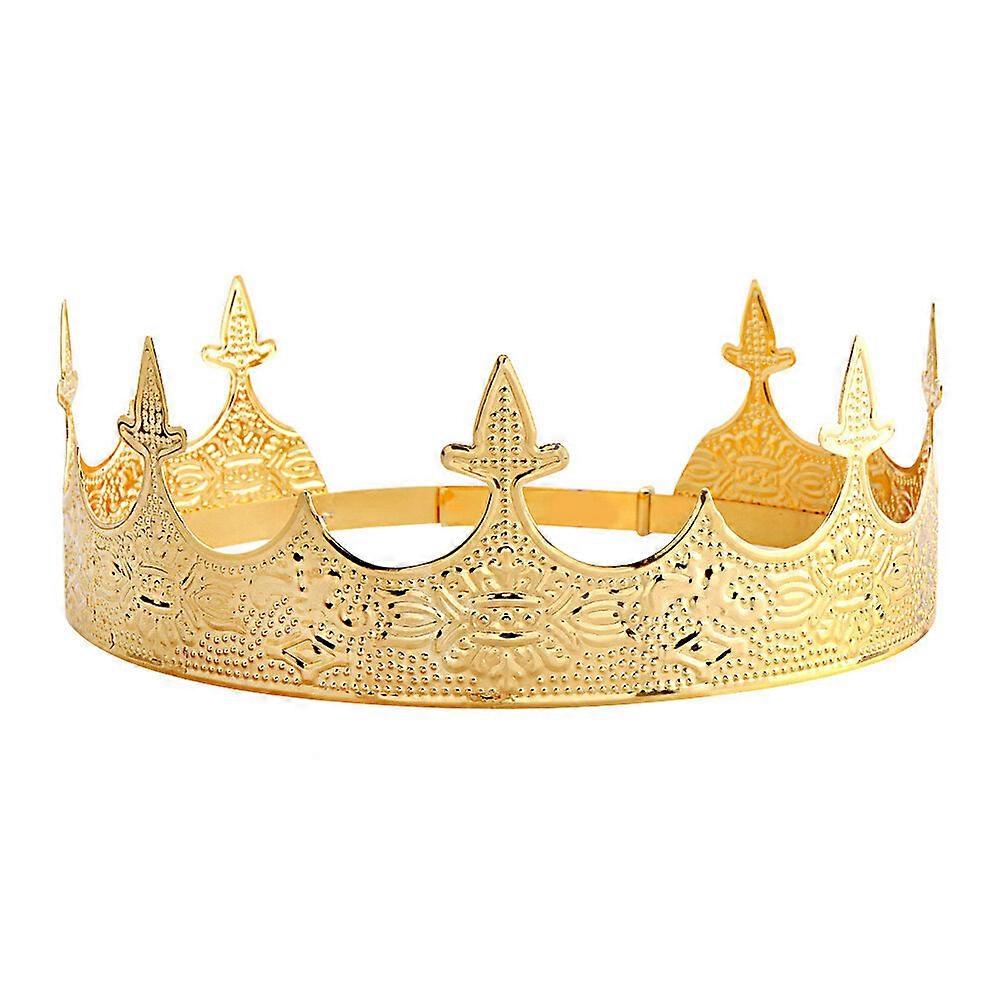 Vintage Men Crown King's Crown Headband για πάρτι χορού γάμου Cosplay Halloween