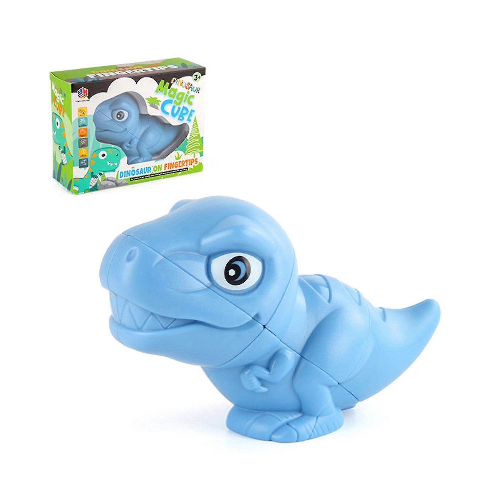Cartoon Simulation Dinosaur Brain Teaser Toys Magic Cube Puzzles Stress Relief