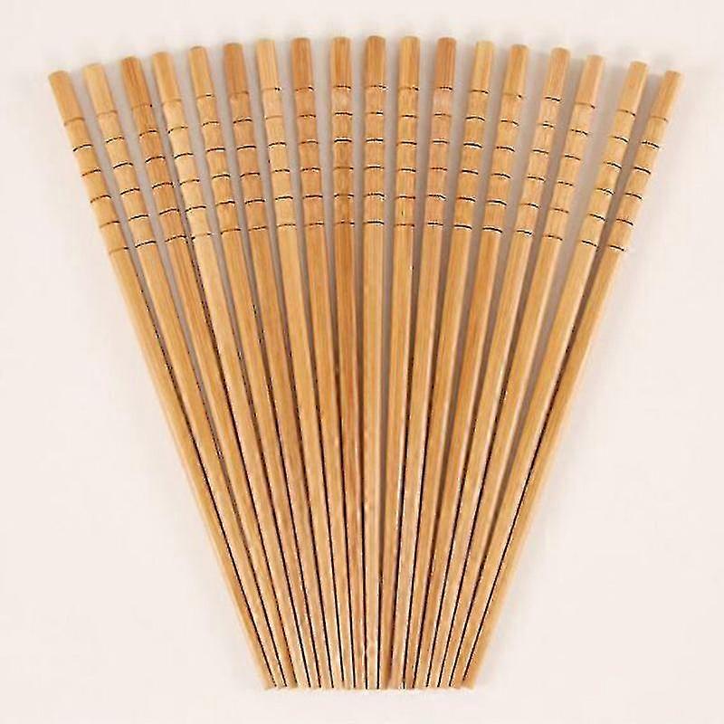 5 Pairs/10 Pairs Handmade Natural Bamboo Wood Chopsticks For Food Use