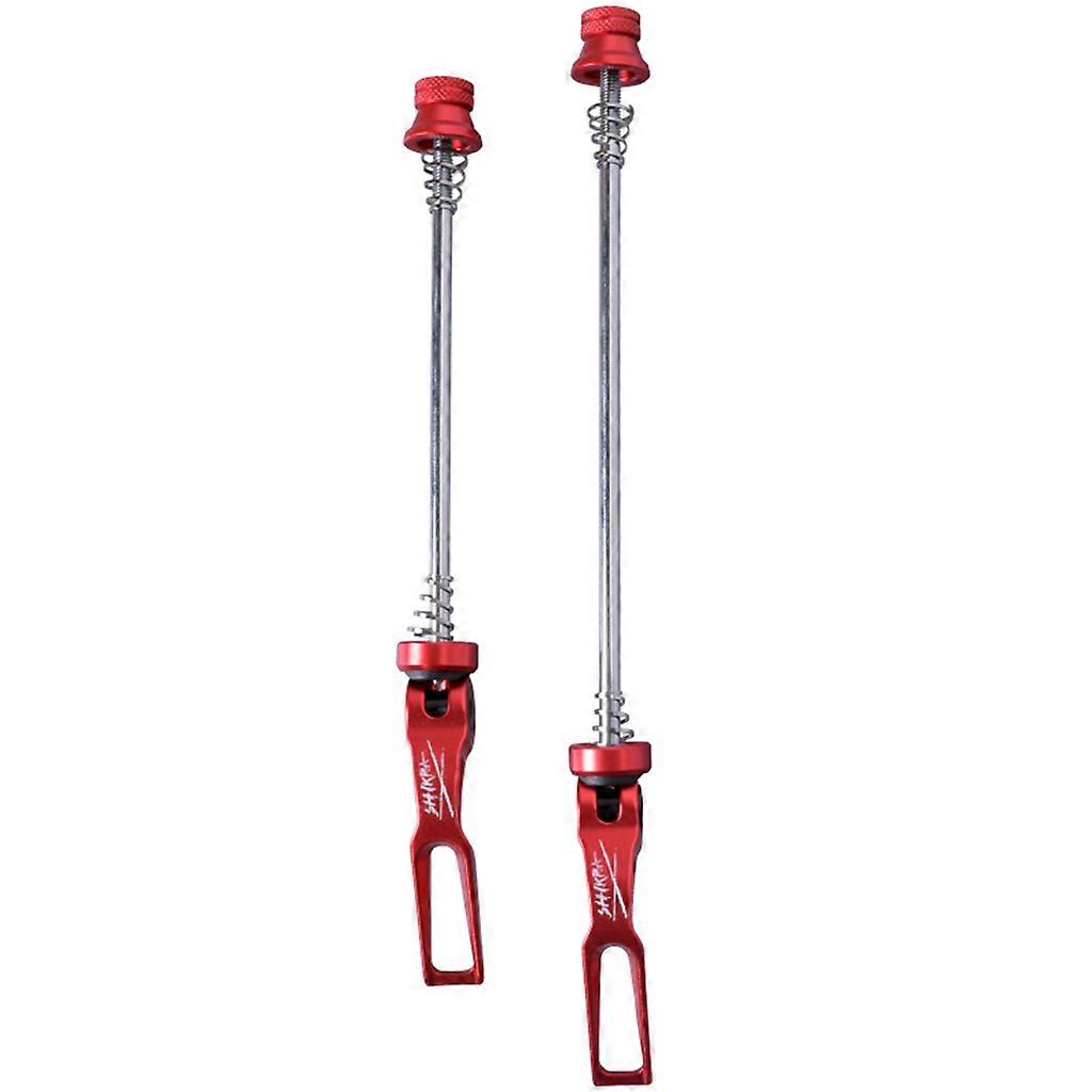 1 Pair Bike Wheel Hub Front and Rear Skewers Clip Cycling Tools Bolt Lever Axle