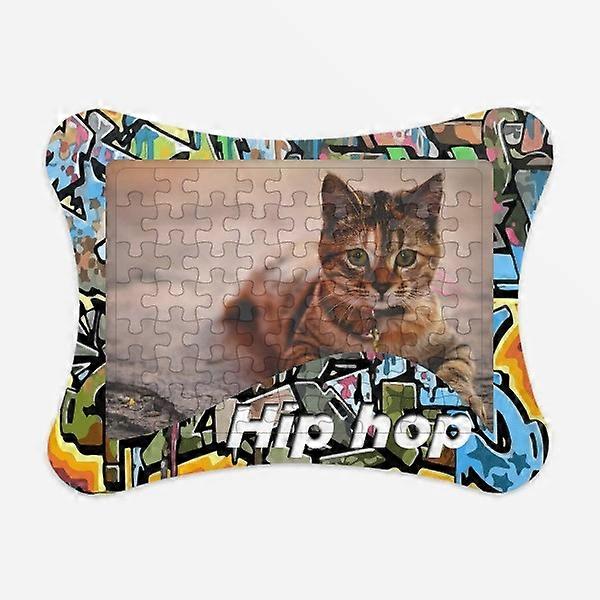 الحيوان هادئة القط صورة لغز بانوراما لعبة الهيب هوب ورقة المجلس