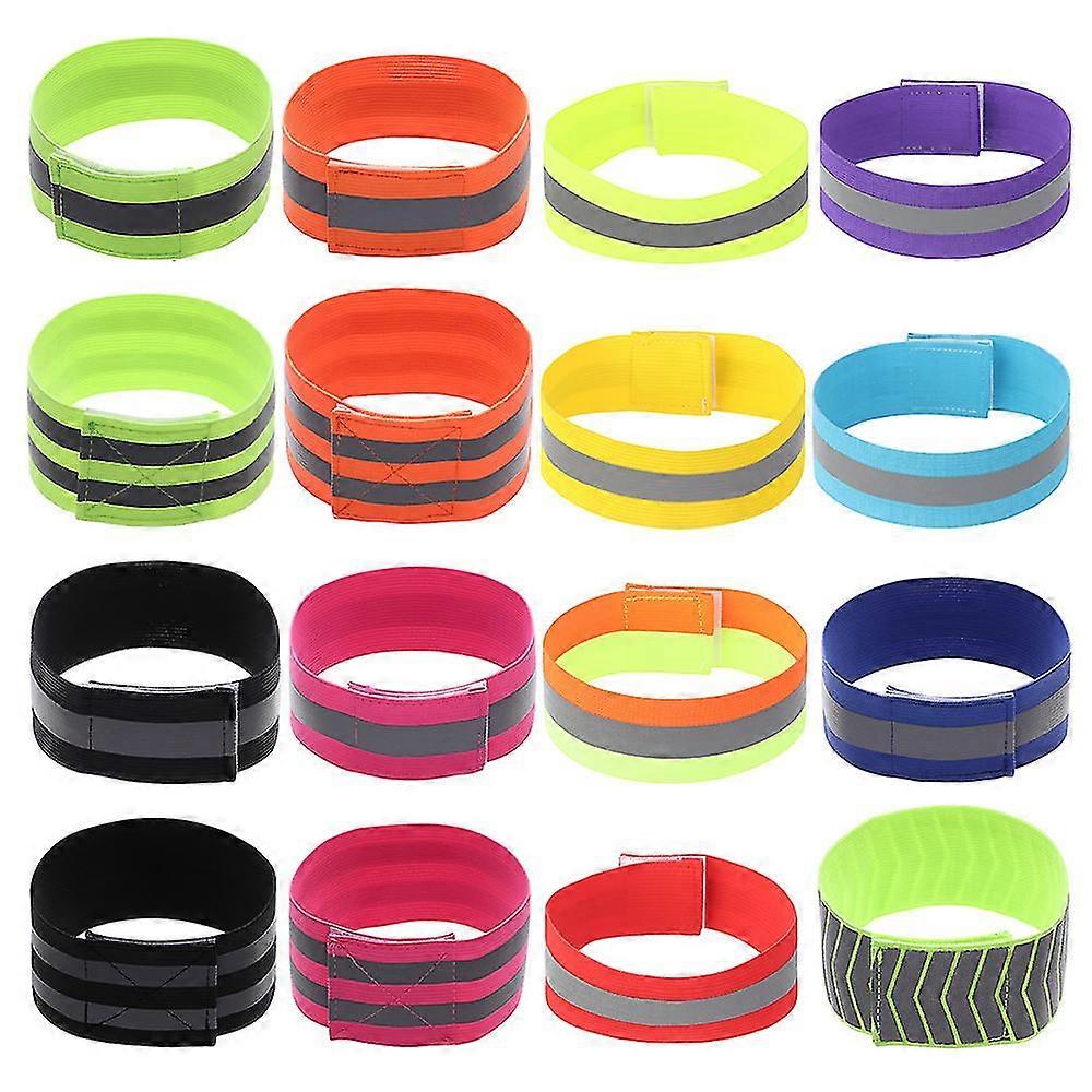 Reflective Bands Elasticated Armband Warning Wristband