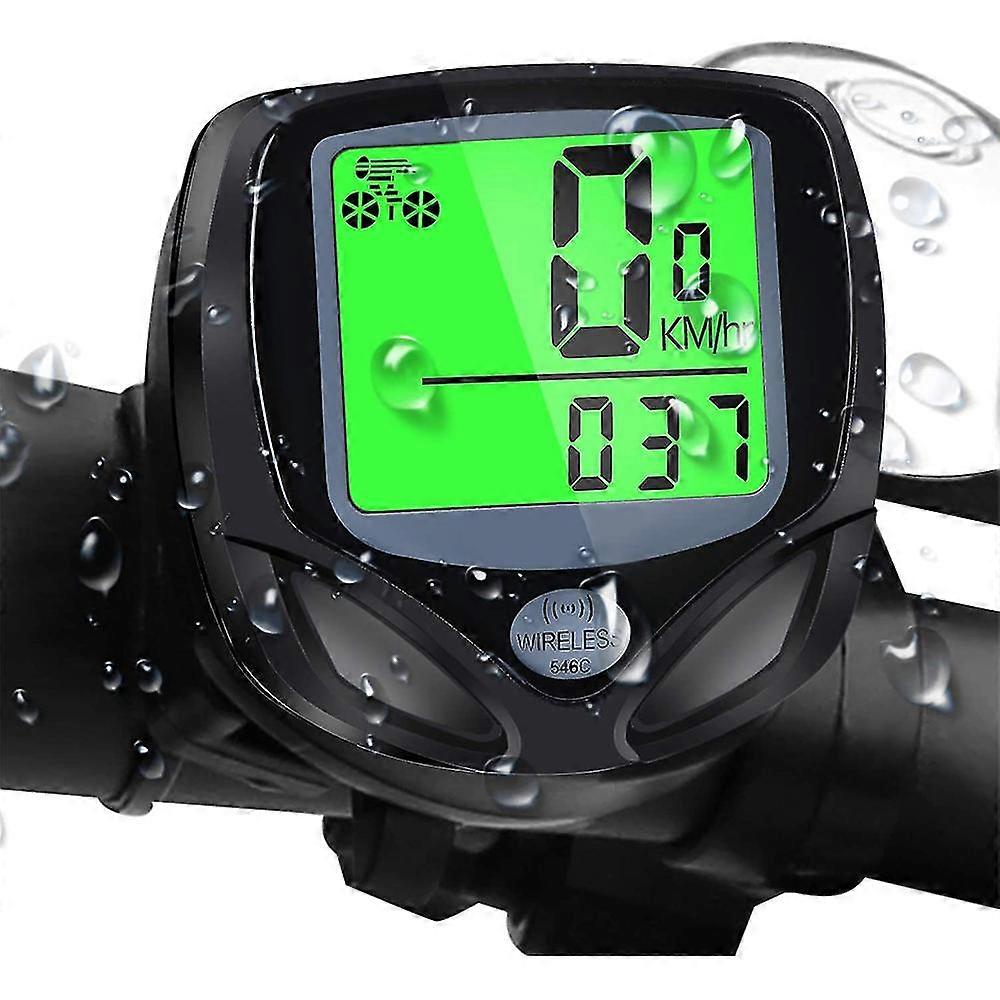 Fahrrad-Tachometer und Kilometerzähler Wireless wasserdichter Fahrrad-Fahrradcomputer mit LCD-Display und Multifunktionen
