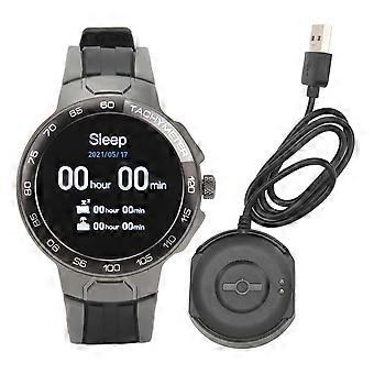 Sportuhr Schlafüberwachung Benachrichtigungsfunktionen Lange Akkulaufzeit IP68 Wasserdichtigkeit Digitale Armbanduhr zum Wandern Grau