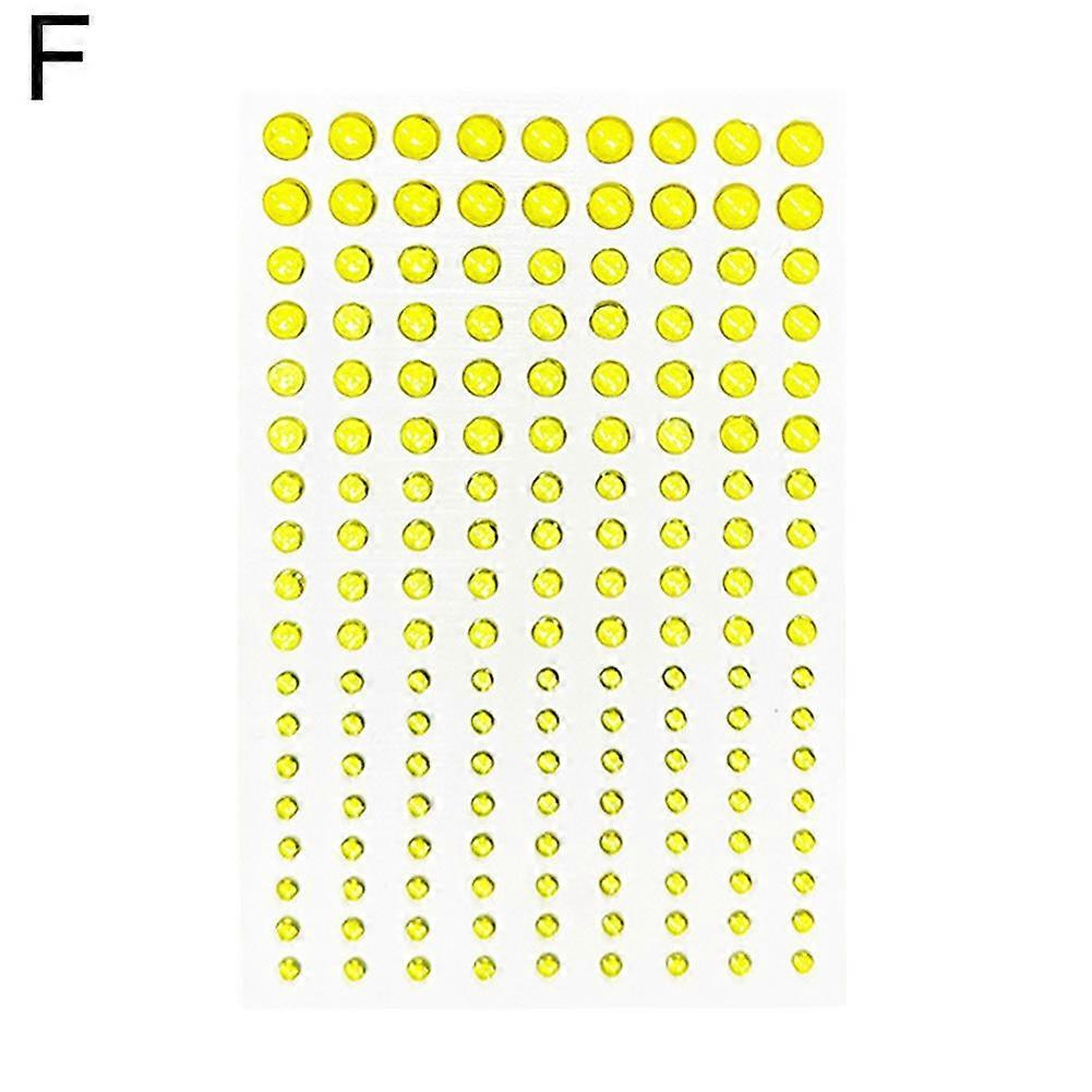 162 Pcs Water Drop Makeup Stickers Aurora Fantasy Glossy Face Gems for Stage Performance