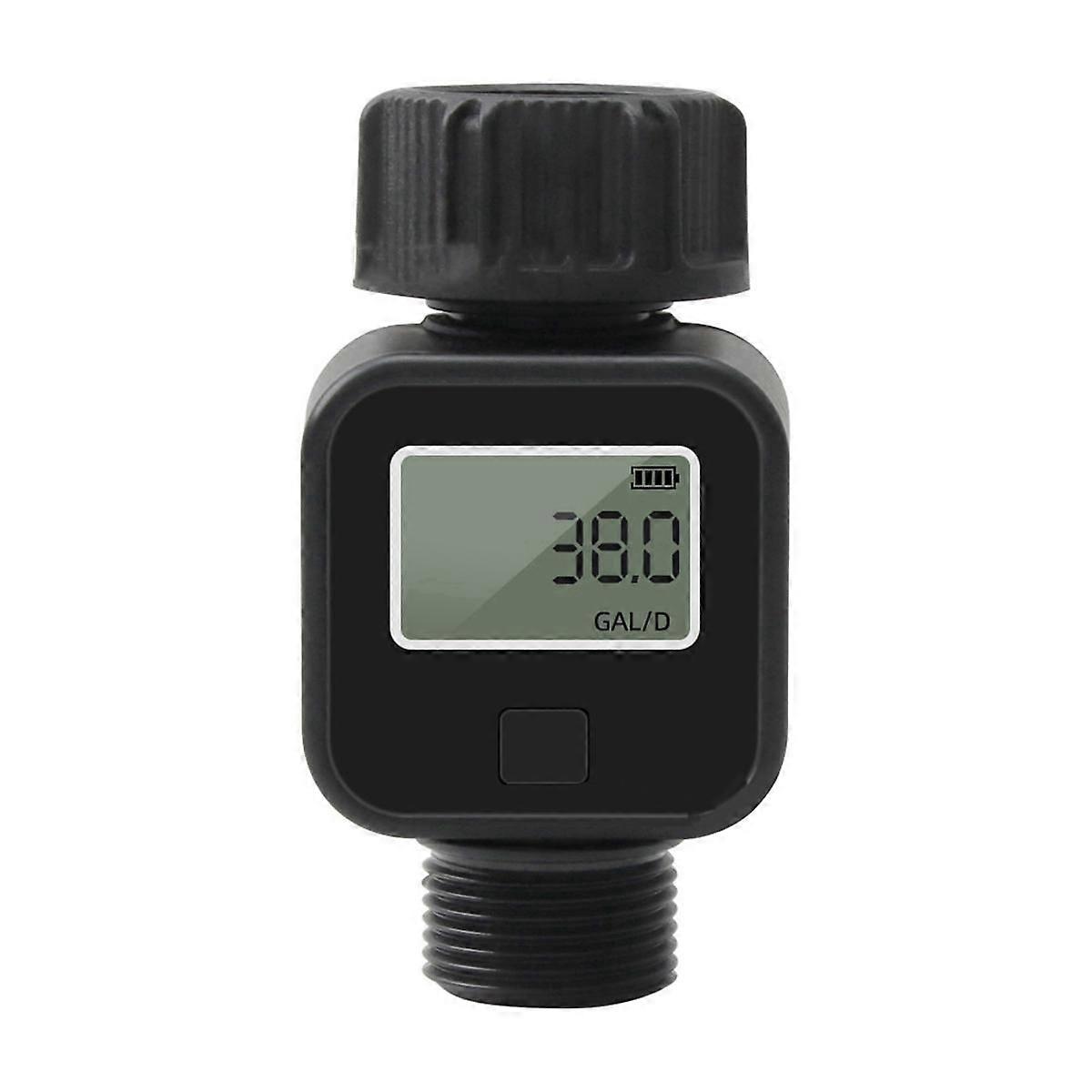 Water Flow Recorder Digital Water Flow Meter 3/4in Hose Water Meter for Measuring Water Usage and F
