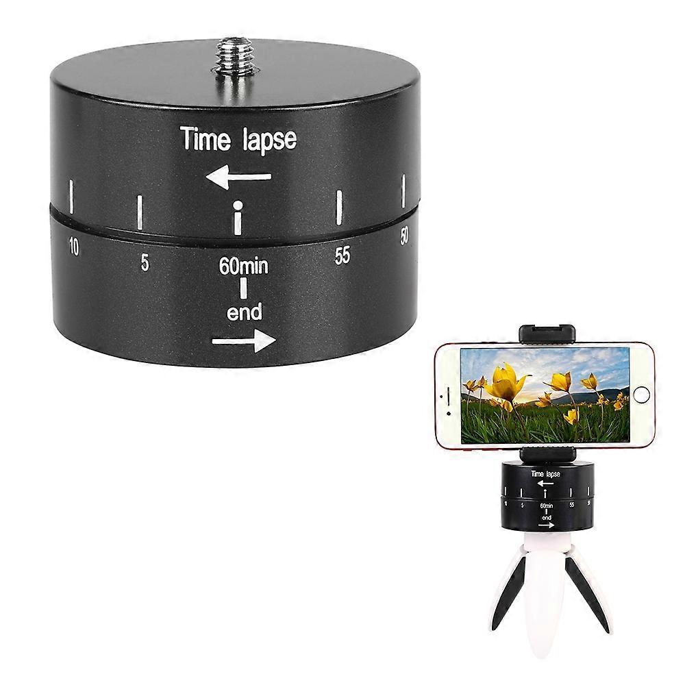Type A 360 Degree Panoramic Rotating ABS Time Lapse Stabilizer Tripod Adapter for Gopro DSLR Camera