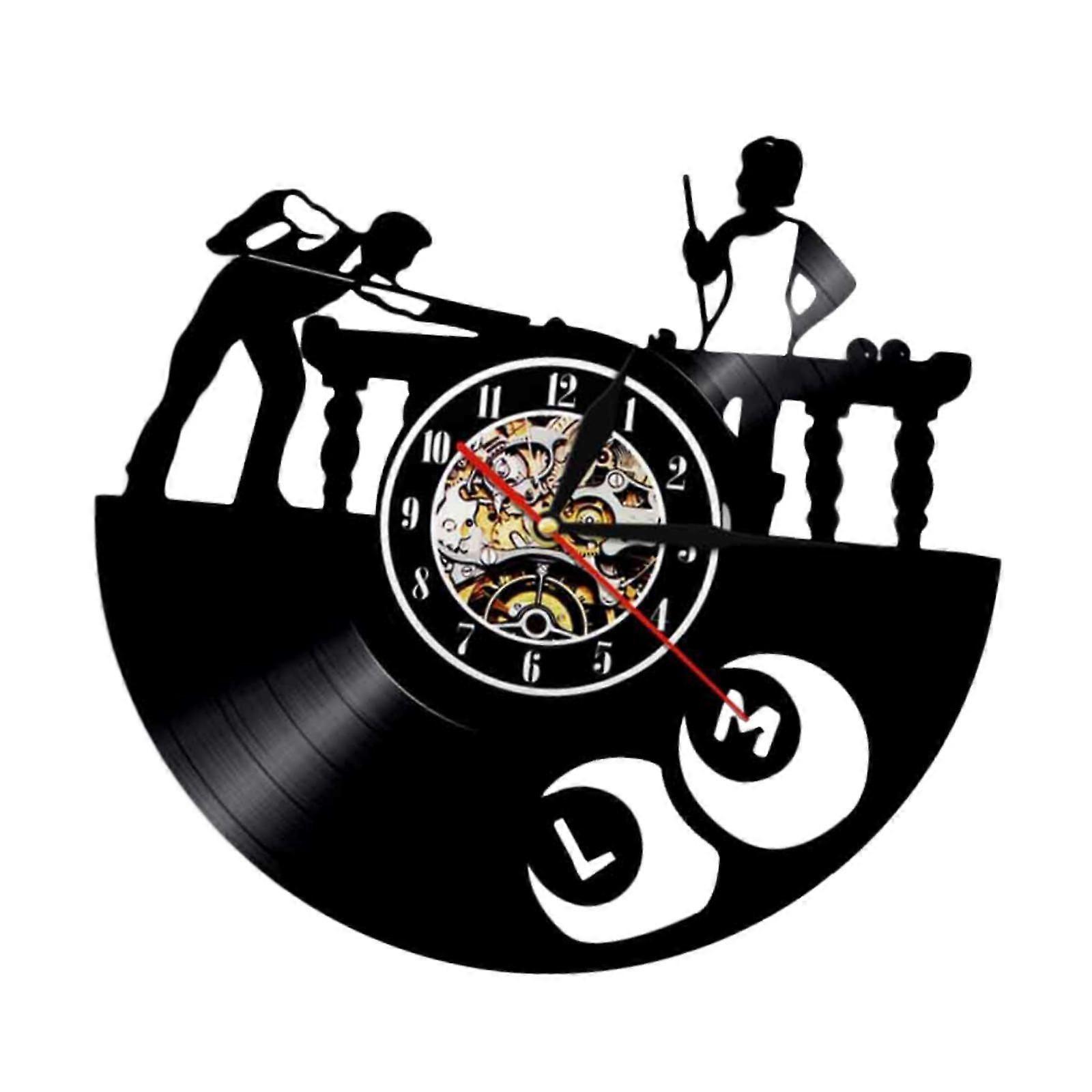 Vinyl Record Wall Clock Hanging Wall Clock for Dining Room Kids Room Kitchen