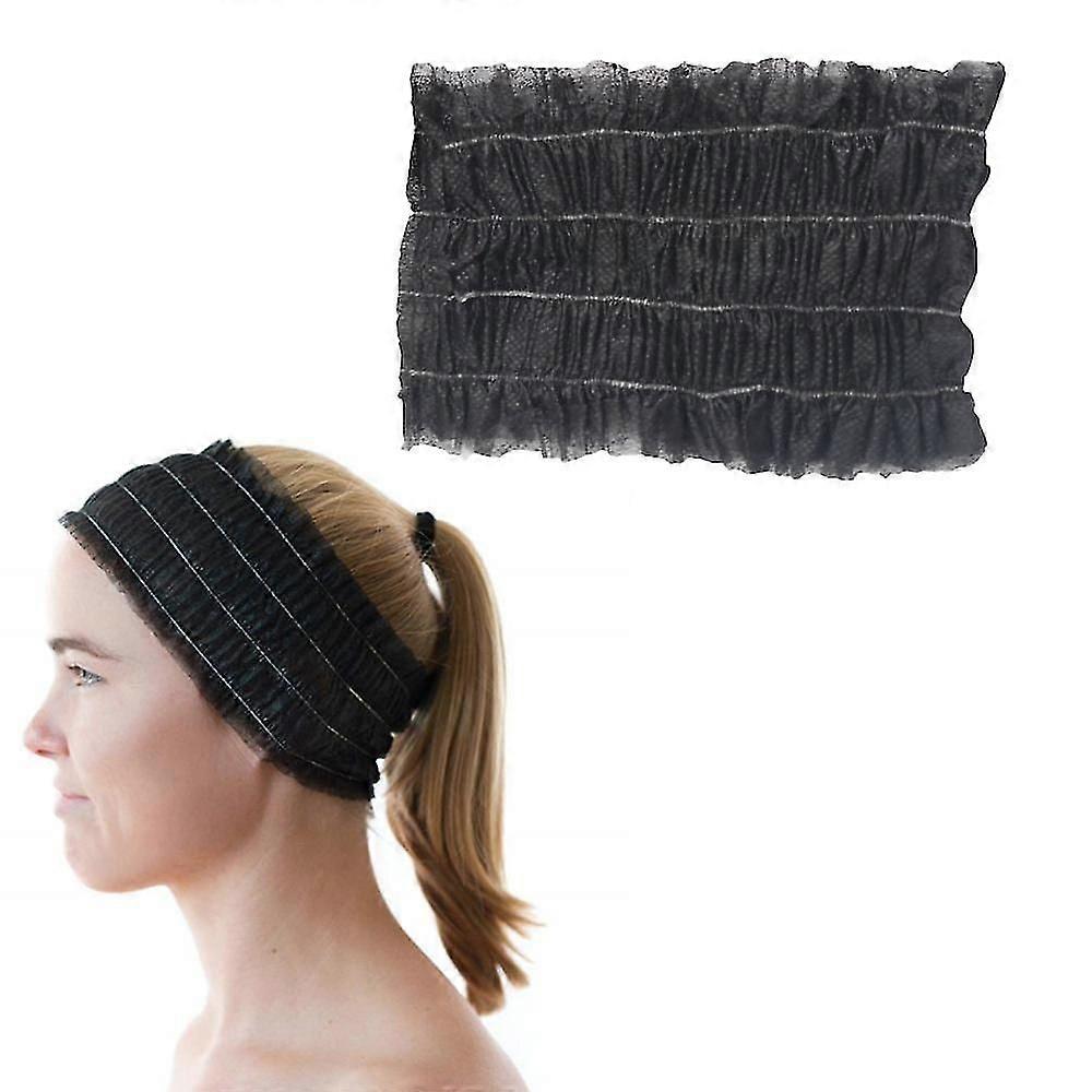 100 Count Disposable Headbands For Facials Spa Head Wraps Soft Non-woven,5058