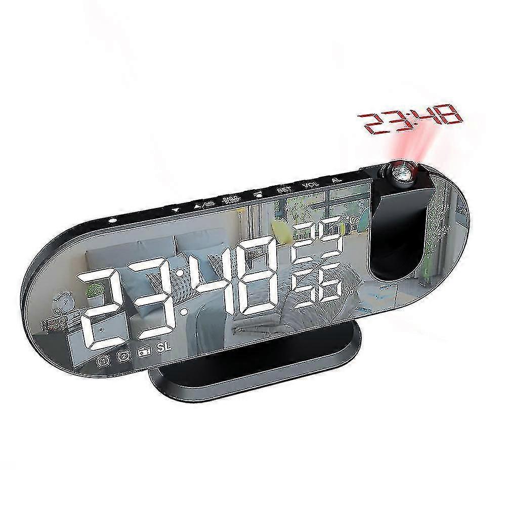 Funct Led Radio Digital Bedside Alarm C Temperatur
