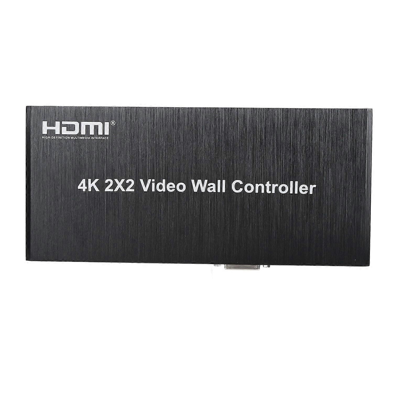 2x2 Videomuurcontrolemechanisme 4K 30Hz VGA Input HD Multimedia Interface Output 8 Vertoningsmodi Video Wal