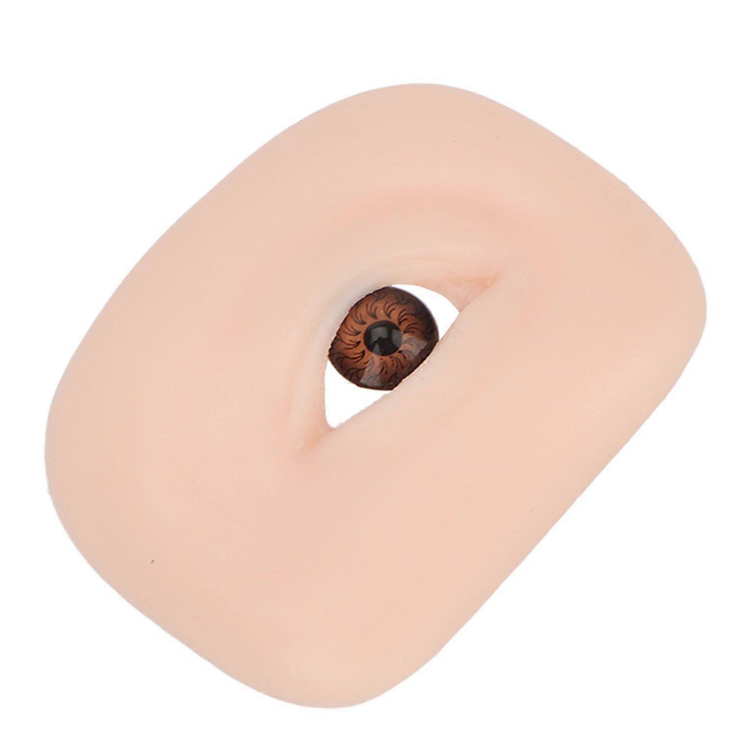 2PCS Silicone Stereoscopic False Eyelids for Makeup Practice - Realistic Artificial Eyelids