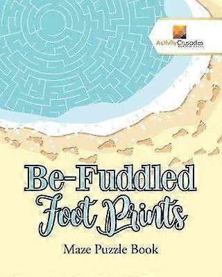 BeFuddled Foot Prints  Maze Puzzle Book