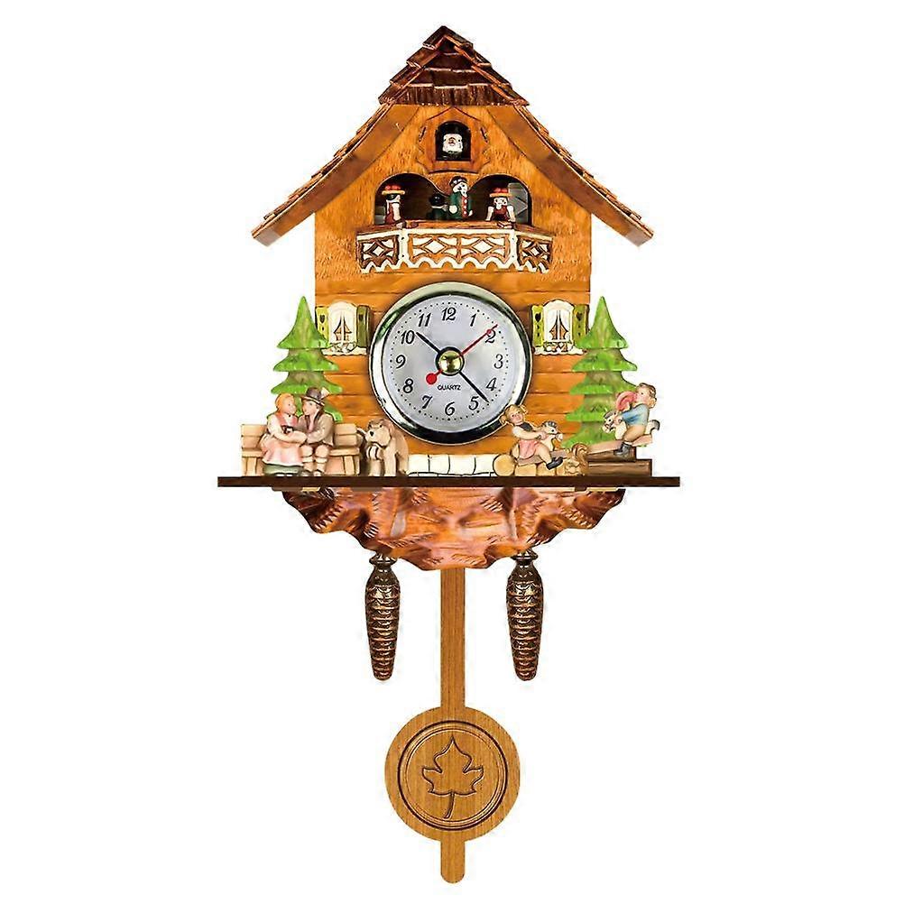 Wooden, Cuckoo, Clock, Home, Decor