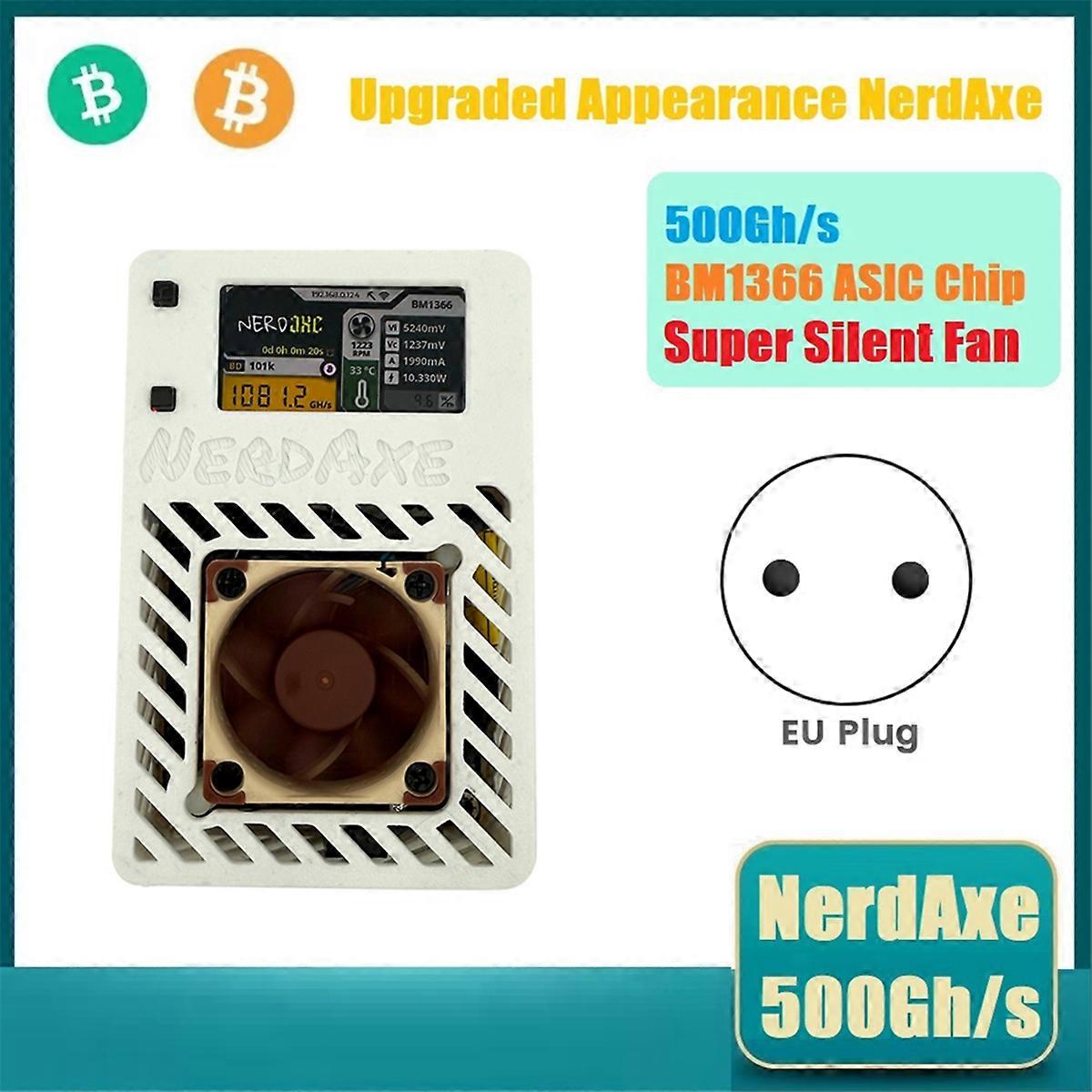 NerdAxe Miner Nerdminer Solo Lottery Miner 500Gh/S BM1366 ASIC Chip Bitaxe BTC Miner Super Silent F