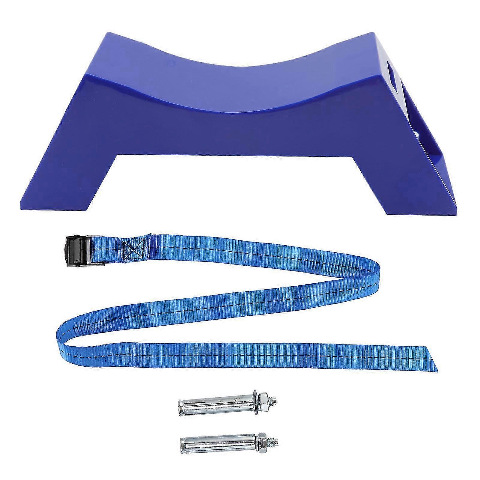 حامل اسطوانة الغاز اسطوانة بلاستيكية مثبتة على الحائط قوس ثابت مع حزام أمان برغي التمدد