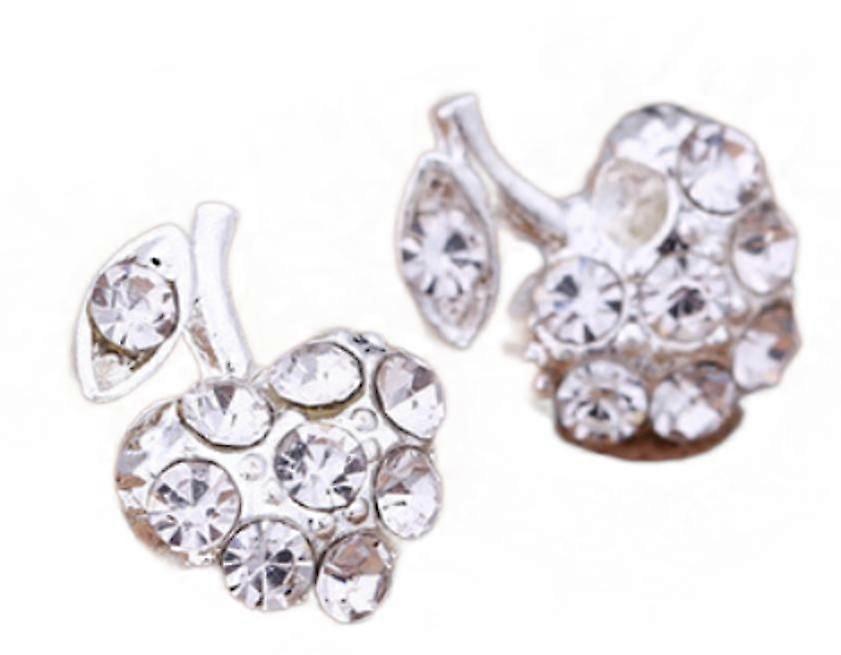 (Apple with Diamonds)Trinket Earrings