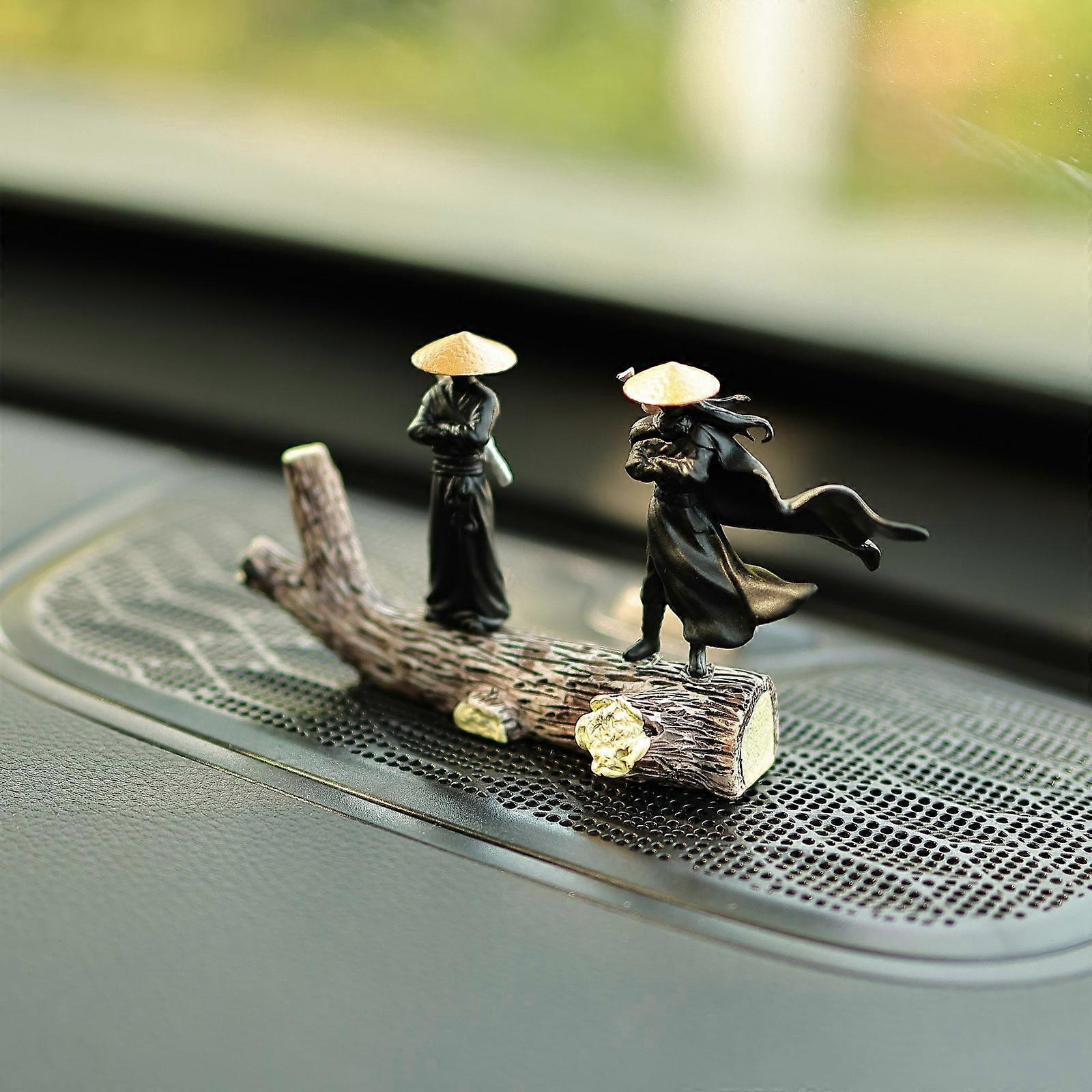 Jianghu Ancient Style Chivalrous Small Ornaments Miniature Small Figures Computer Desk Ornaments In The Car