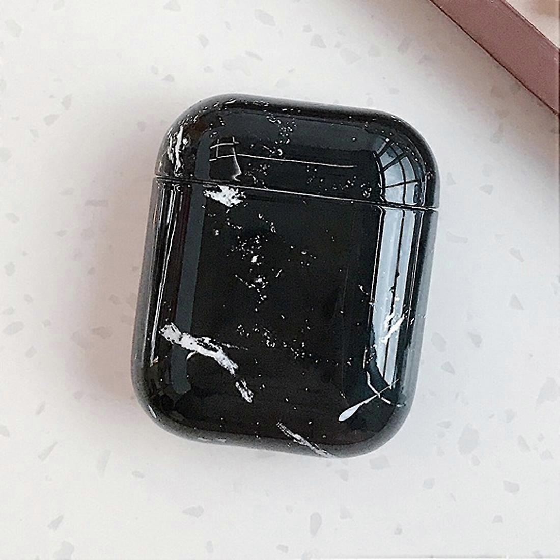 Marble Pattern Wireless Earphones Charging Box Protective Case for Apple AirPods 1/2