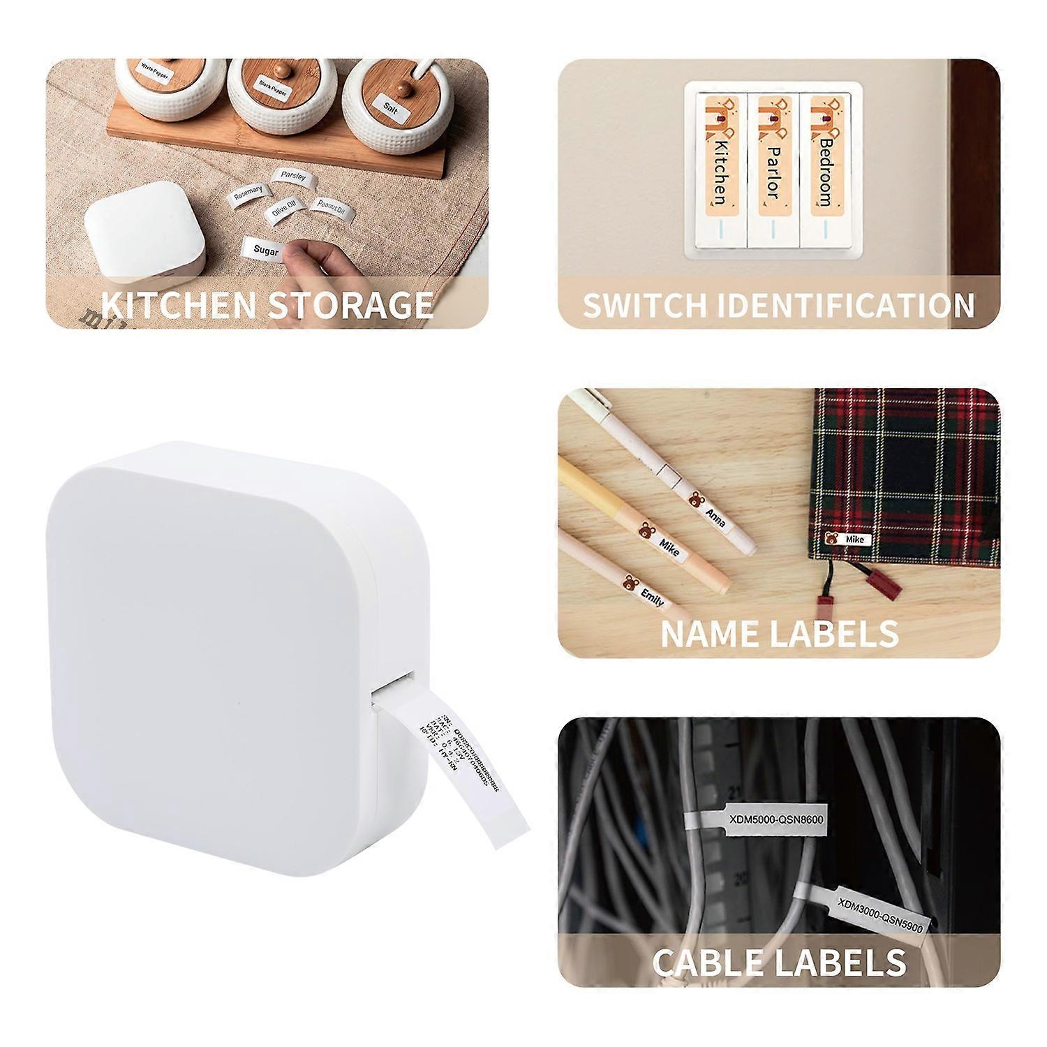 AIMO Q30 Label Maker Machine Mini Pocket Thermal Label Printer All in One BT Connect Adhesive Tag DI