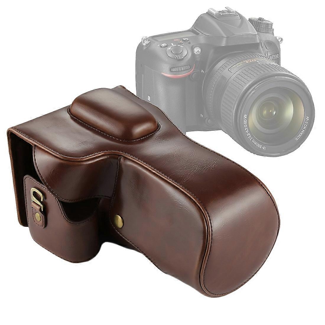 Full Body Camera PU Case Bag for Nikon D7200 / D7100 / D7000