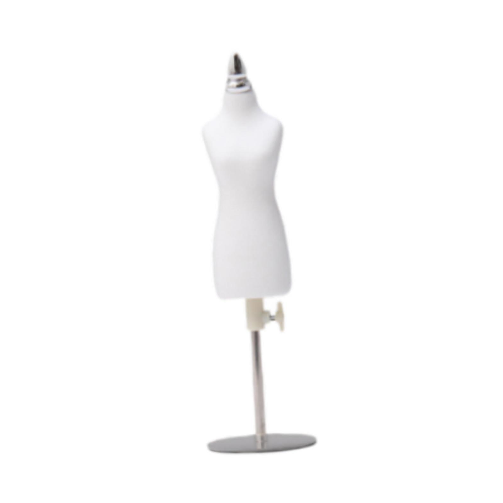 Doll Dress Form Rack Sewing Mannequin for Costume Design Showcase Displaying S and Gold Base