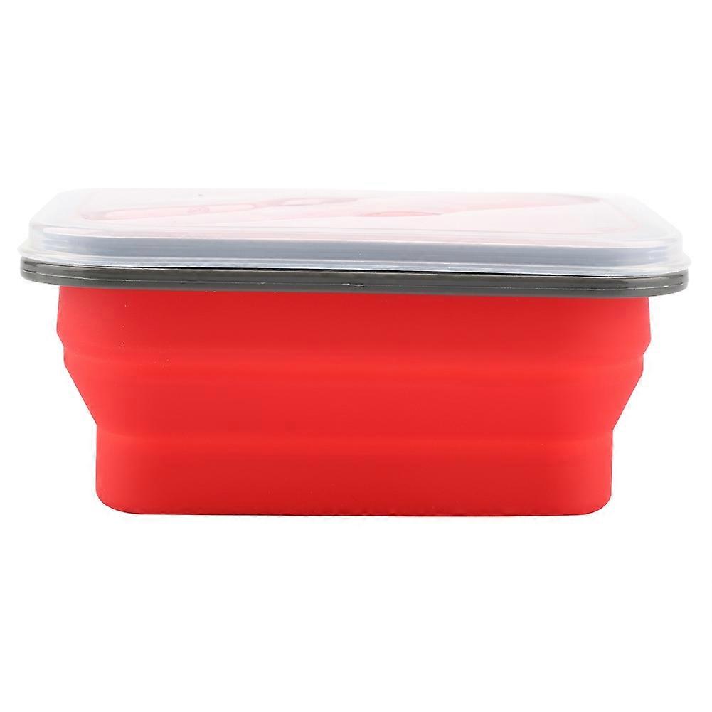 600ml Silicone Collapsible  Lunch Box Bowl Folding Food Storage Container