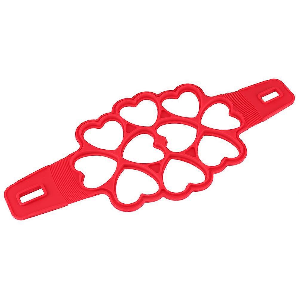 Silicone Non-Stick Pancake Egg Mold Set - 4-Cup Kitchen Cooking Tool for Perfect Breakfast Shapes