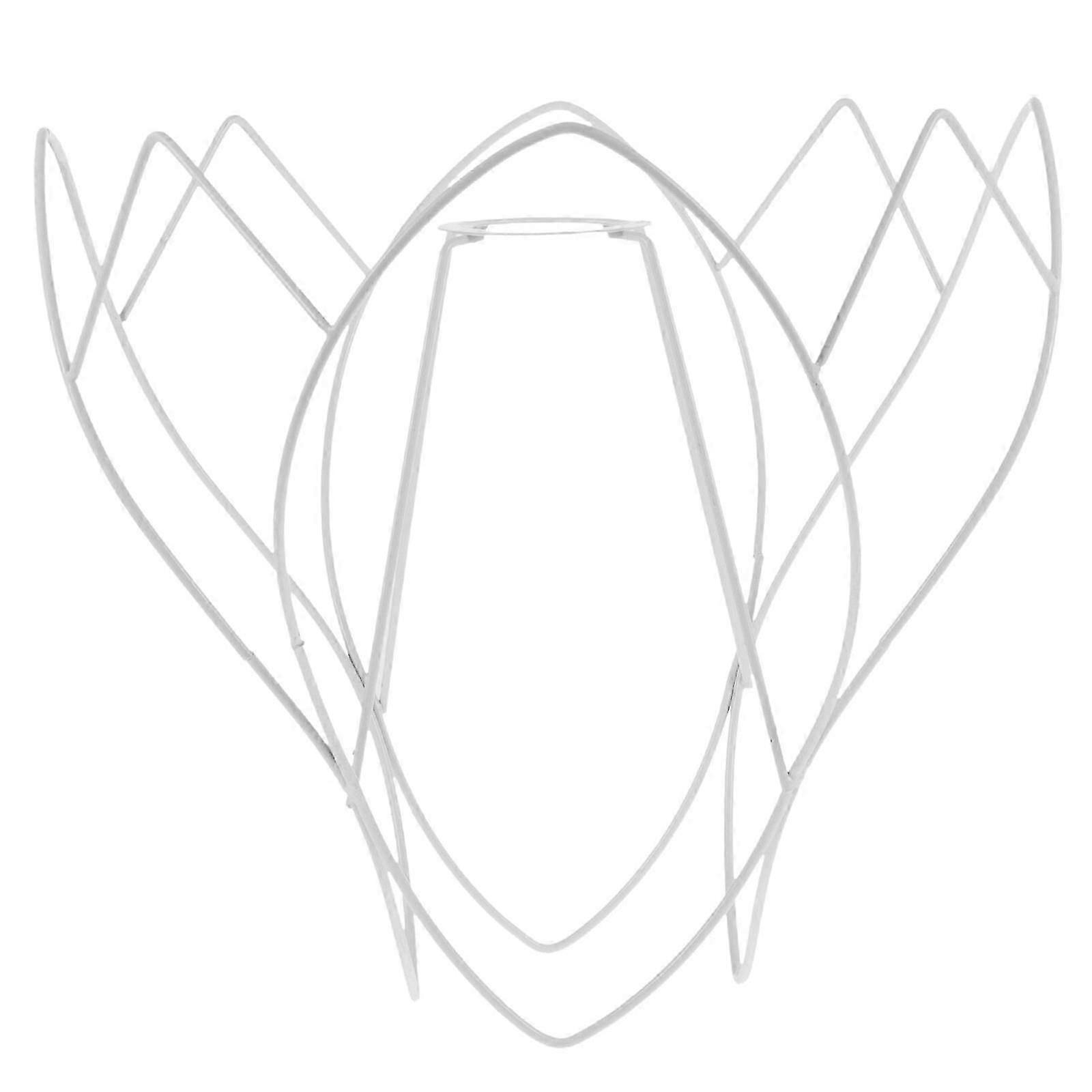 Iron Wire Light Shade Frame DIY E27 Light Cage DIY Chandelier Lampshade Accessory