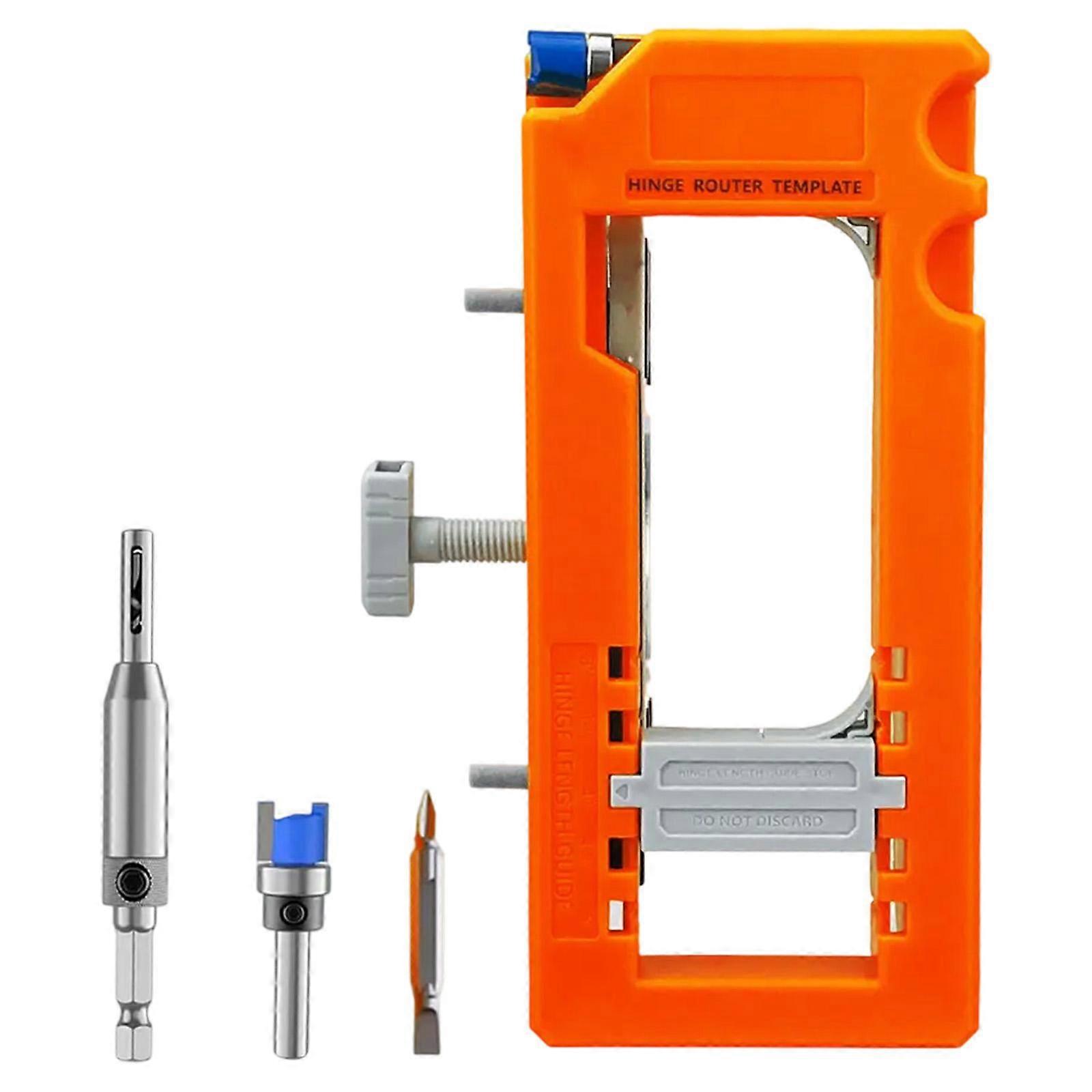 Door Hinge Jig Hinge Mortiser Multifunctional Router Template Installation Kit