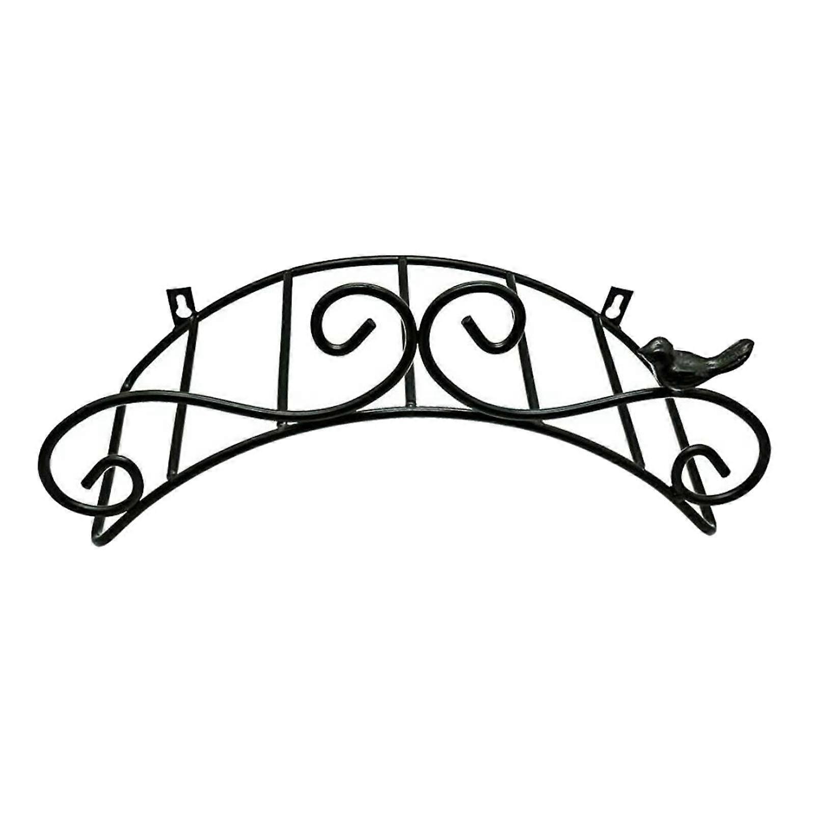 ウォールマウントガーデンホースハンガーヘビーデューティーアイアンホースホルダーガーデンホース収納