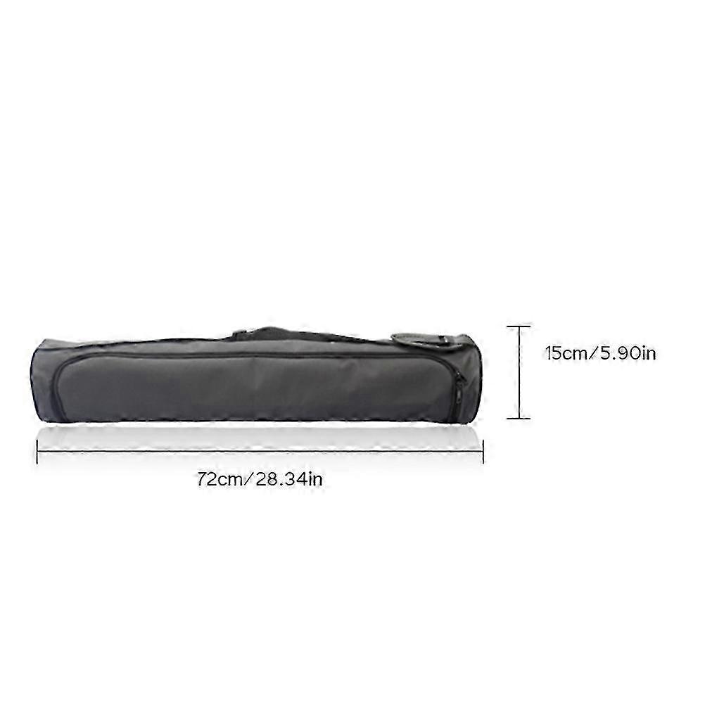 Exercise Yoga Mat Carry Bag Multi Functional Storage Bag with  Zippers and Adjustable Strap