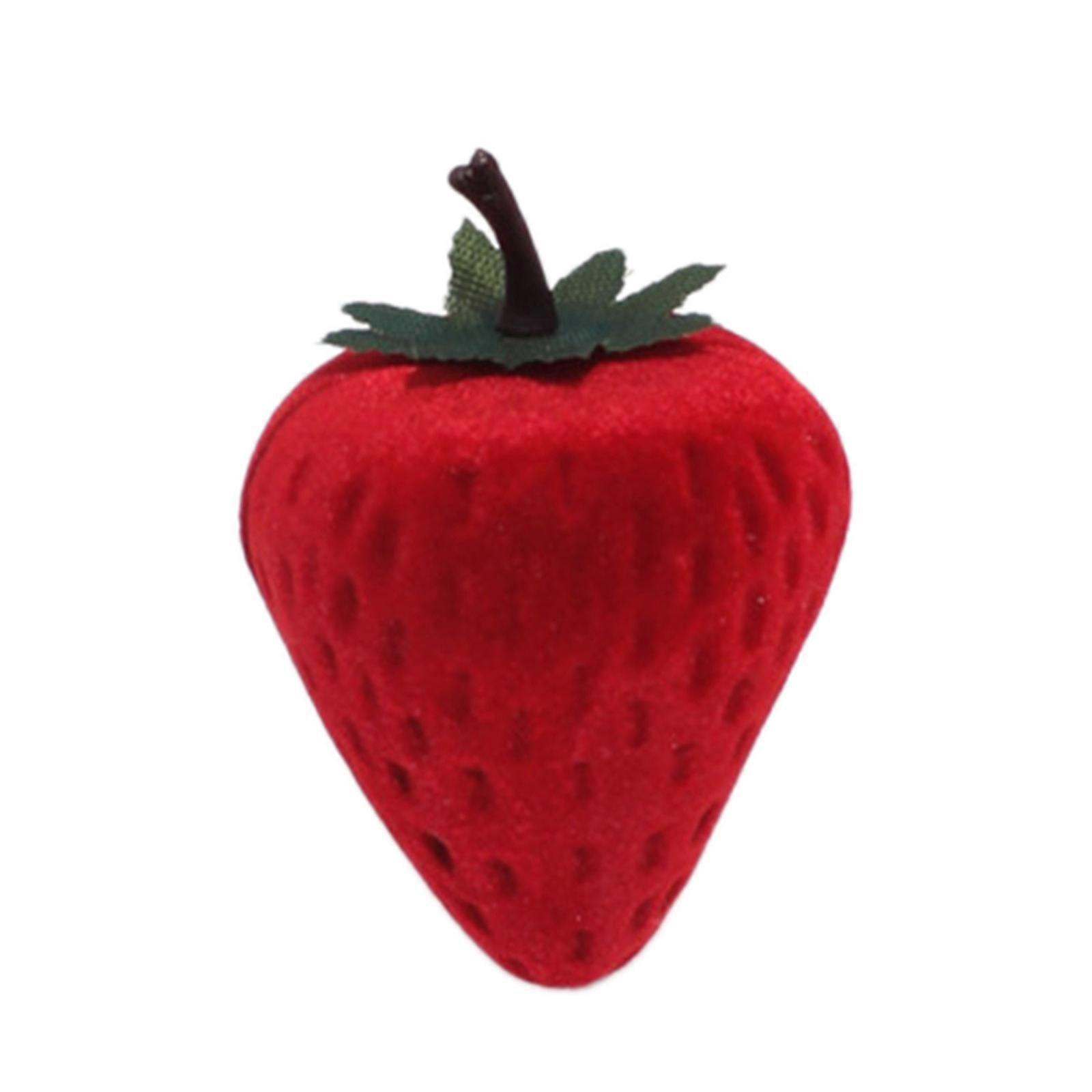 Strawberry Ring Box Mini Proposal Jewellery Box Earring Organiser