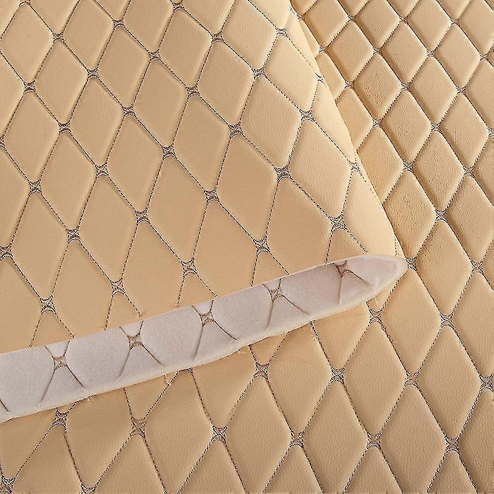 Quilted Fabric With Sponge Backing Upholstery For Car Motorbike Boat 155cmx100cm Type 6