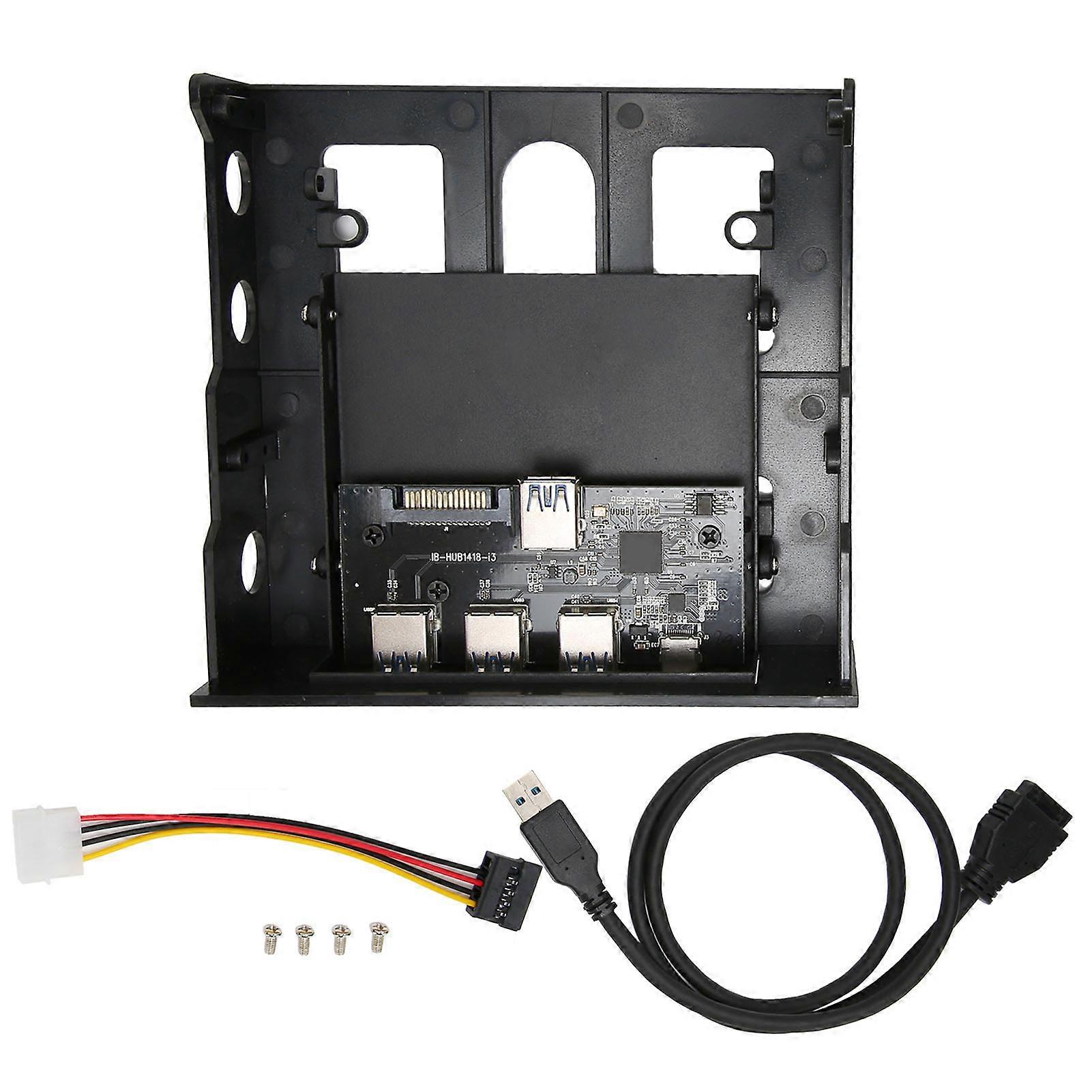 Optical Drive Panel Computer Case Front Drive USB3.0 Expansion Board with Bracket