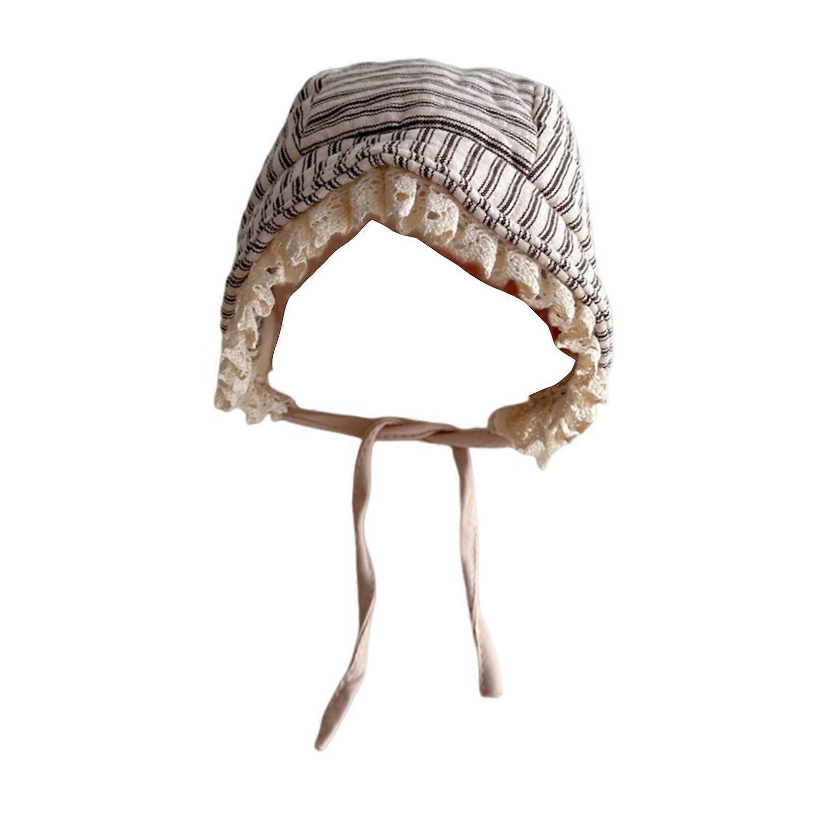 Nouveau-nés bonnets de protection en coton coupe-vent bonnet chaud chapeau rembourré avec attaches réglables pour le temps froid Conception unisexe